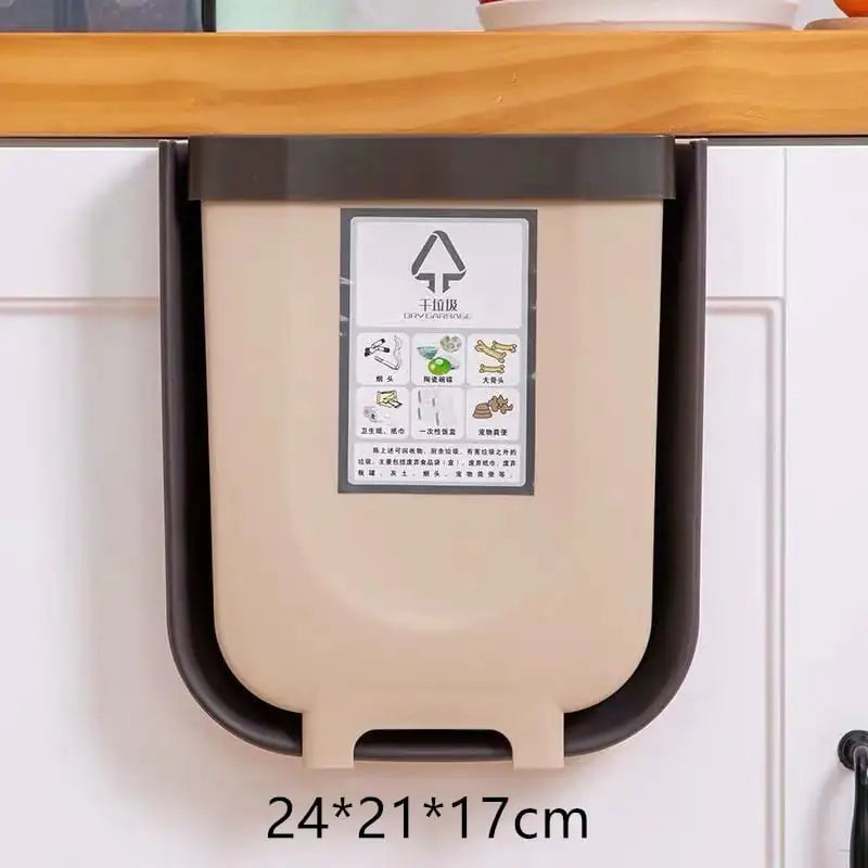 Collapsible Wall-Mounted Bin