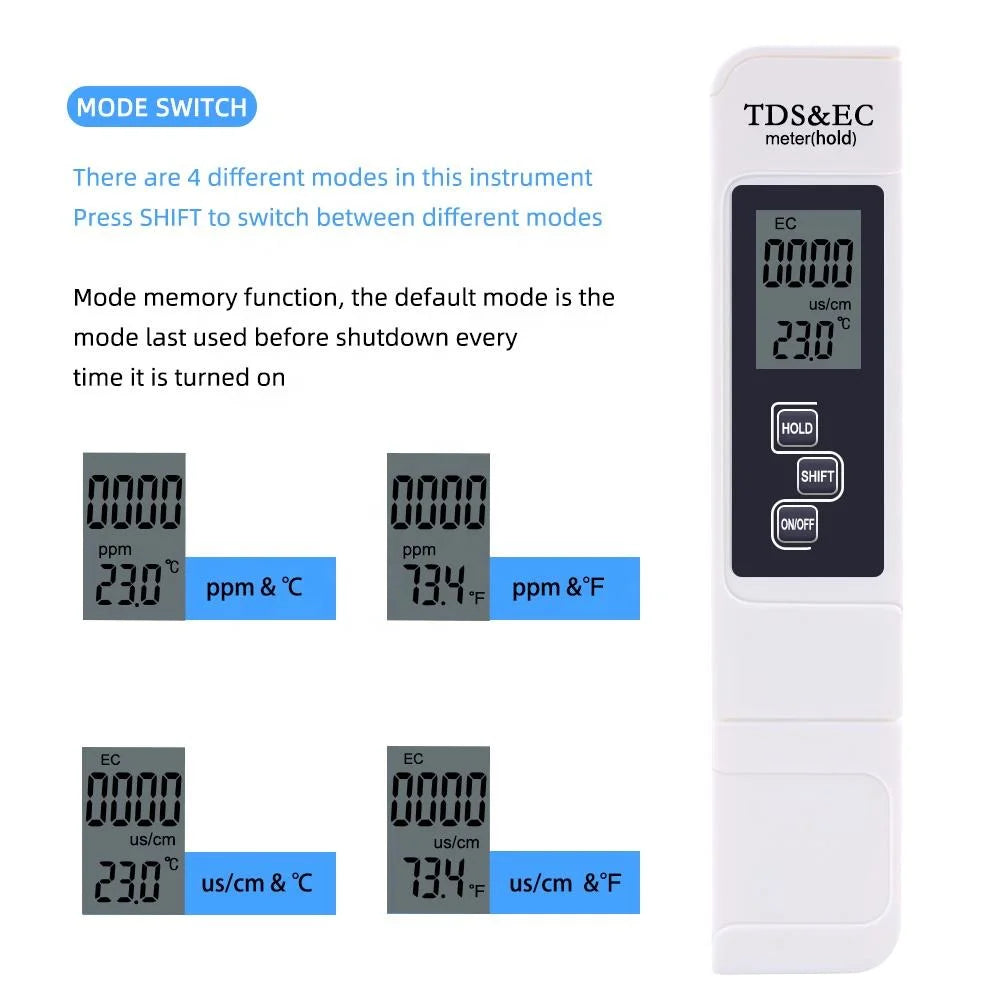 Digital TDS EC Water Tester Meter