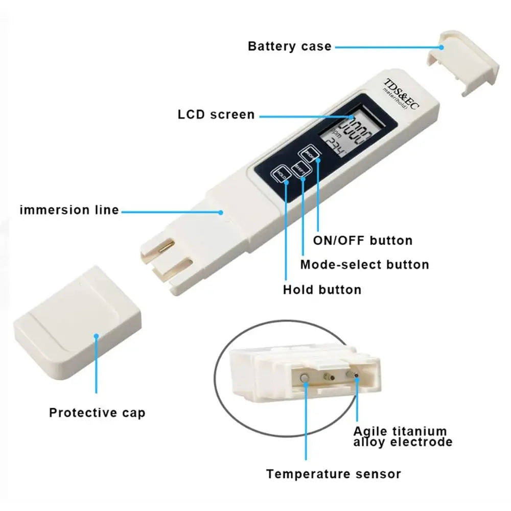 Digital TDS EC Water Tester Meter