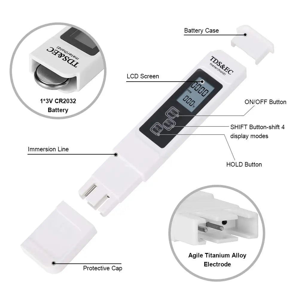 Digital TDS EC Water Tester Meter