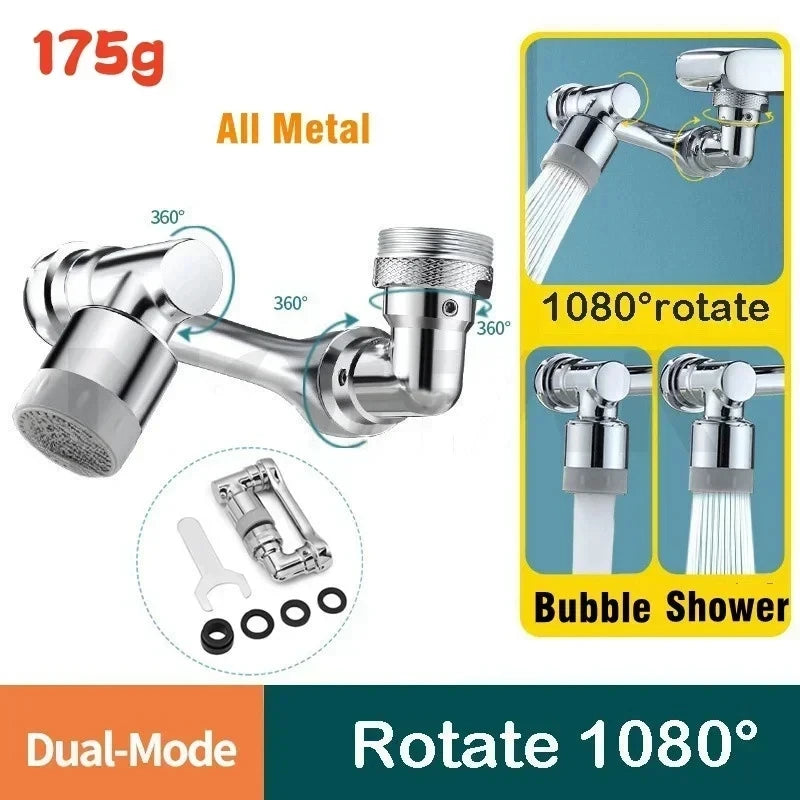 New 4 Modes Waterfall Kitchen Faucet Universal 720°