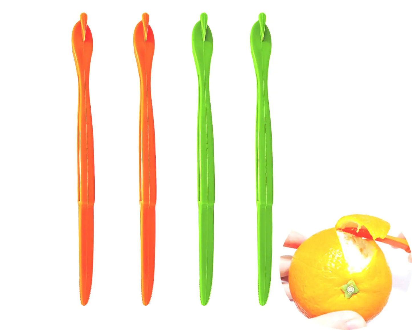 CitruSlice 4pc Orange & Lemon Peeling Set