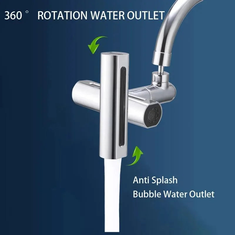 New 4 Modes Waterfall Kitchen Faucet Universal 720°