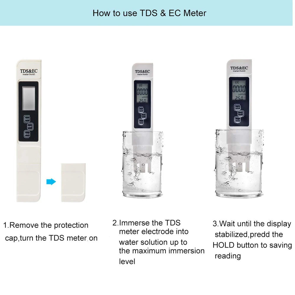 Digital TDS EC Water Tester Meter